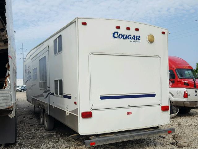 4YDF314295B062668 - 2005 COUG 5TH WHEEL WHITE photo 3