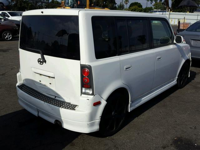 JTLKT324764081277 - 2006 TOYOTA SCION XB თეთრი ფოტო 4