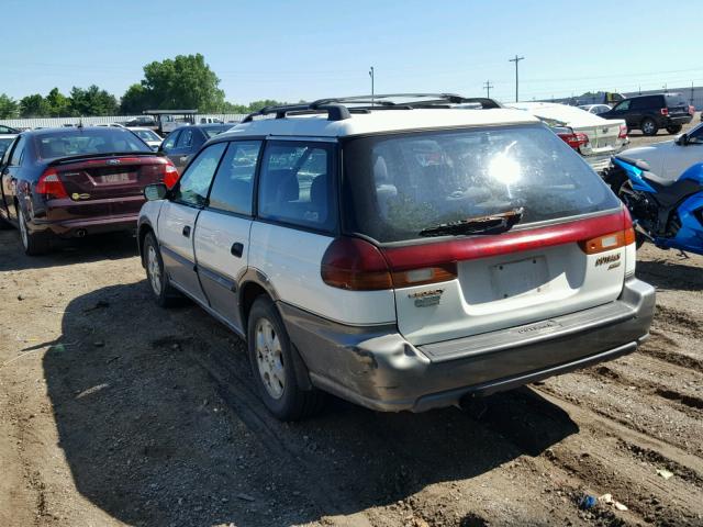 4S3BG6854W6632514 - 1998 SUBARU LEGACY 30T WHITE photo 3