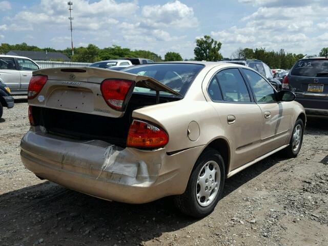 1G3NL52F63C304769 - 2003 OLDSMOBILE ALERO GL GOLD photo 4