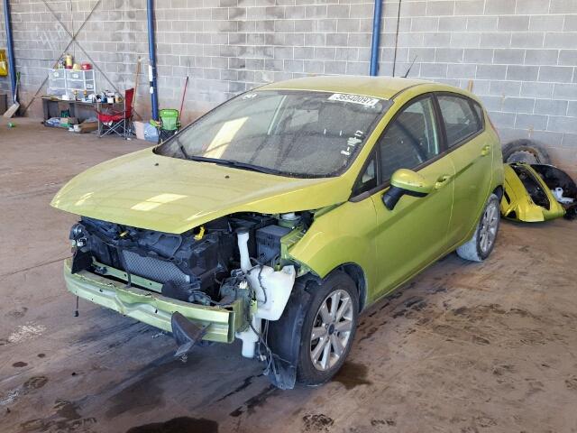 3FADP4EJ2CM162662 - 2012 FORD FIESTA SE GREEN photo 2