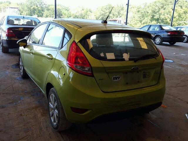 3FADP4EJ2CM162662 - 2012 FORD FIESTA SE GREEN photo 3