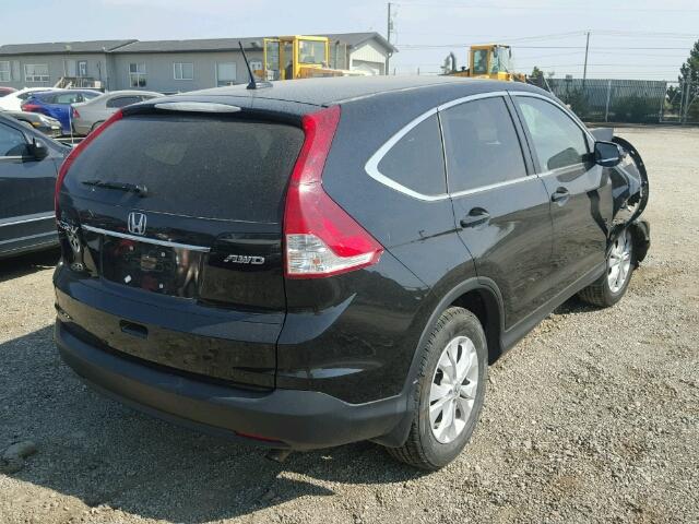 2HKRM4H78CH116431 - 2012 HONDA CR-V EXL BLACK photo 4