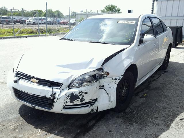 2G1WD5EM9B1284414 - 2011 CHEVROLET IMPALA POL WHITE photo 2