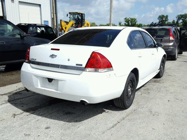 2G1WD5EM9B1284414 - 2011 CHEVROLET IMPALA POL WHITE photo 4