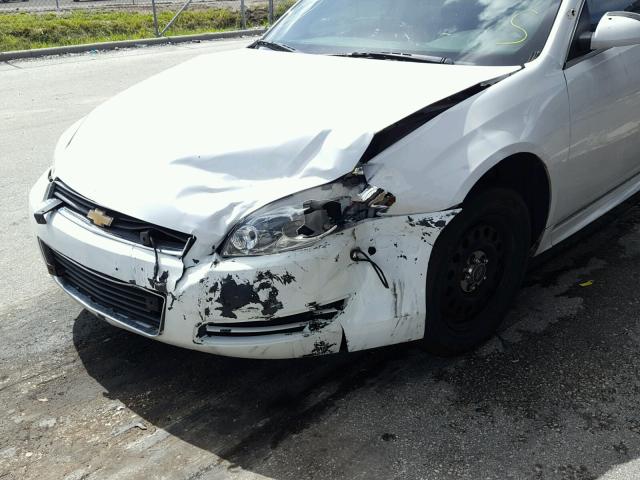 2G1WD5EM9B1284414 - 2011 CHEVROLET IMPALA POL WHITE photo 9