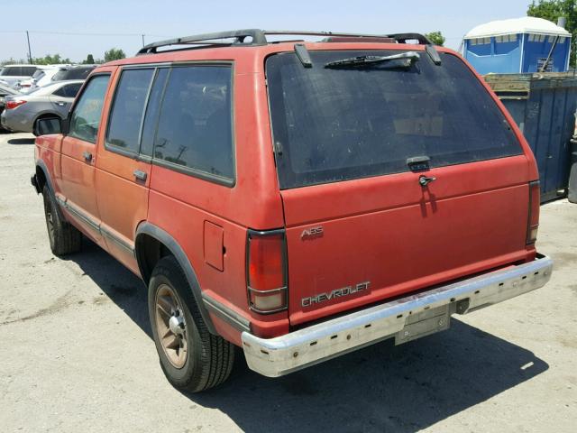 1GNCS13W0R2115851 - 1994 CHEVROLET BLAZER S10 RED photo 3