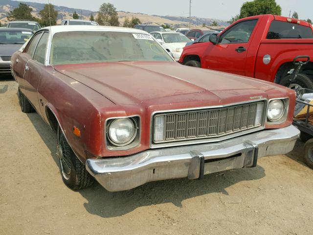RH41G5A225406 - 1975 PLYMOUTH FURY RED photo 1
