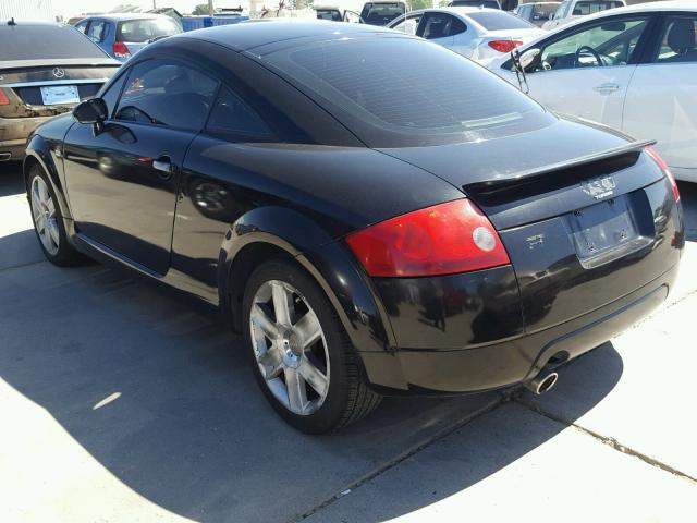 TRUSC28N431017433 - 2003 AUDI TT BLACK photo 3