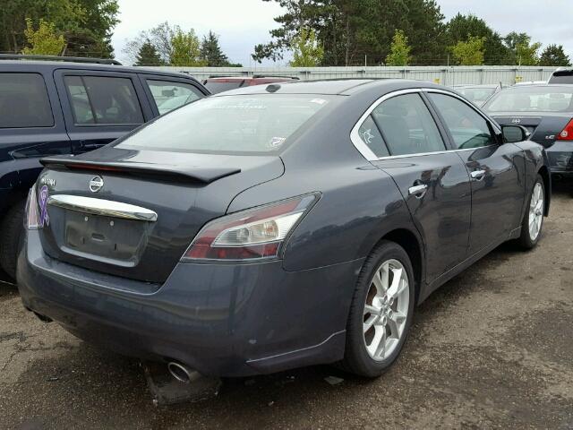 1N4AA5AP0DC805551 - 2013 NISSAN MAXIMA GRAY photo 4