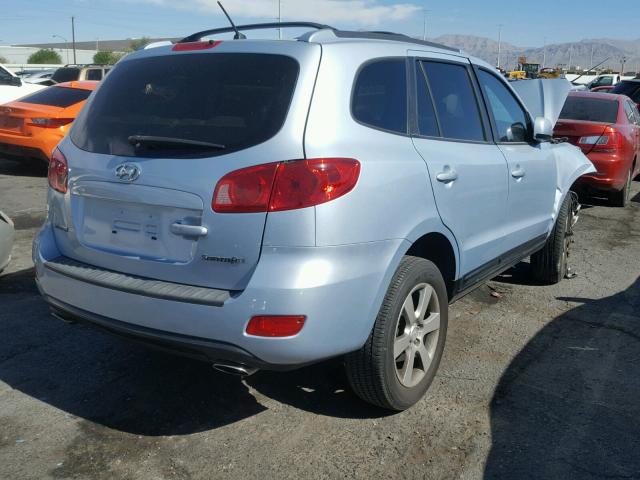 5NMSH13EX7H026467 - 2007 HYUNDAI SANTA FE S SILVER photo 4