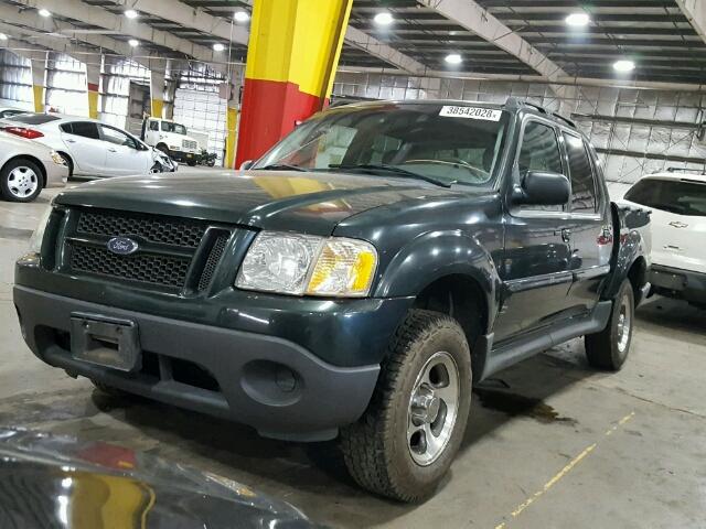 1FMZU77K94UB14519 - 2004 FORD EXPLORER S GREEN photo 2