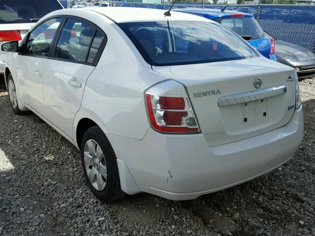 3N1AB6AP7AL677664 - 2010 NISSAN SENTRA 2.0 WHITE photo 3