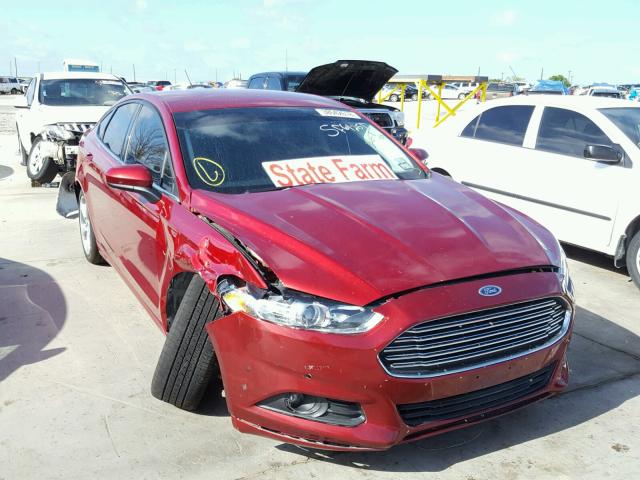 3FA6P0G78GR183172 - 2016 FORD FUSION S RED photo 1
