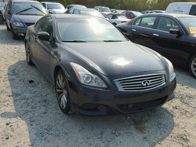 JNKCV64E18M104040 - 2008 INFINITI G37 BASE BLACK photo 1