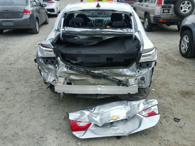 1G1ZB5ST5GF211622 - 2016 CHEVROLET MALIBU LS SILVER photo 9