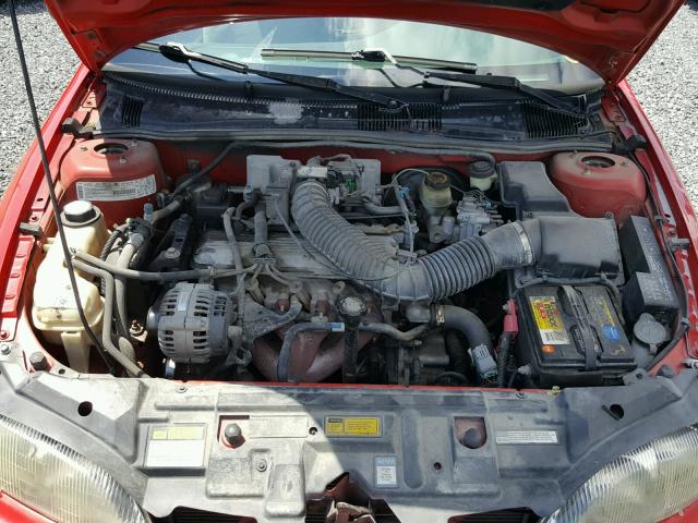 1G1JF12T2V7230548 - 1997 CHEVROLET CAVALIER Z RED photo 7