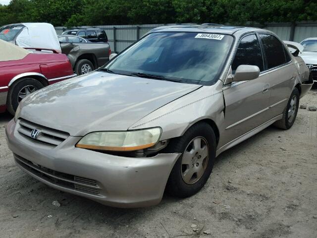 1HGCG16541A049524 - 2001 HONDA ACCORD EX GOLD photo 2