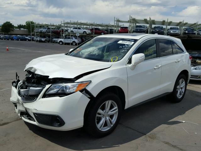 5J8TB4H34FL004364 - 2015 ACURA RDX BASE WHITE photo 2