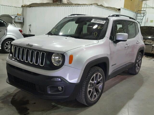 ZACCJABT7FPB89899 - 2015 JEEP RENEGADE L SILVER photo 2