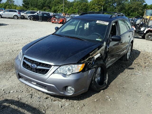 4S4BP61C997326573 - 2009 SUBARU OUTBACK 2. GRAY photo 2