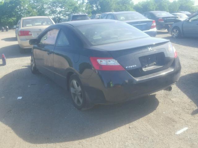 2HGFG12958H568955 - 2008 HONDA CIVIC EXL BLUE photo 3