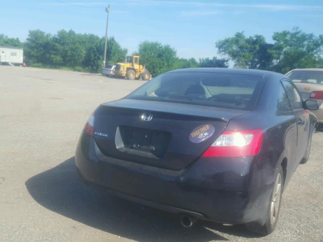 2HGFG12958H568955 - 2008 HONDA CIVIC EXL BLUE photo 4
