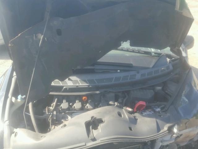 2HGFG12958H568955 - 2008 HONDA CIVIC EXL BLUE photo 7