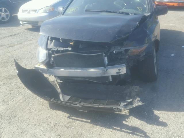 2HGFG12958H568955 - 2008 HONDA CIVIC EXL BLUE photo 9