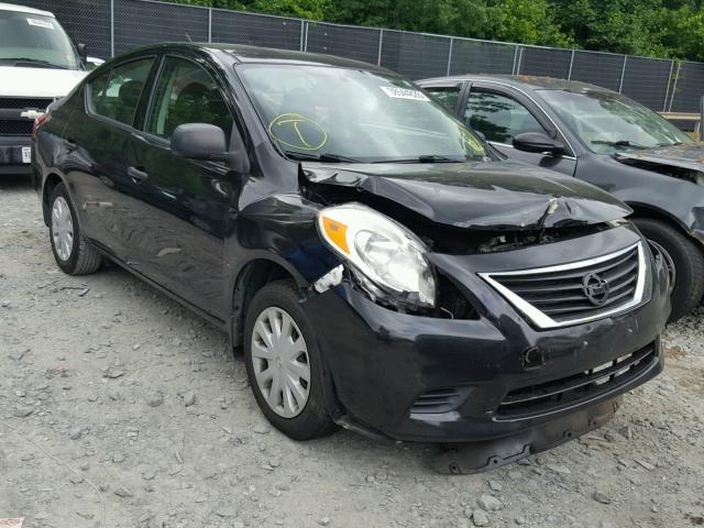 3N1CN7AP3EL838345 - 2014 NISSAN VERSA S/S BLACK photo 1