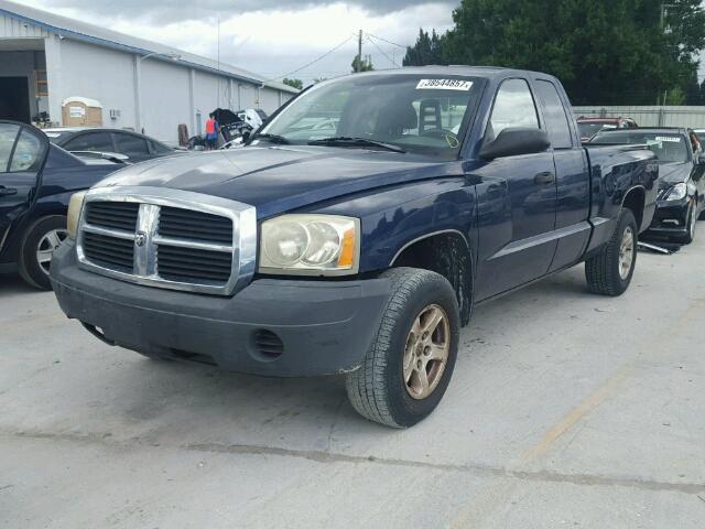 1D7HE22K97S171316 - 2007 DODGE DAKOTA ST BLUE photo 2