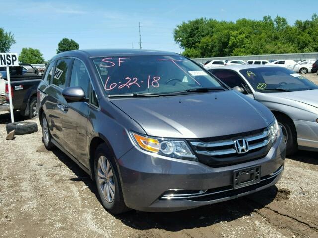 5FNRL5H30GB151376 - 2016 HONDA ODYSSEY SE GRAY photo 1