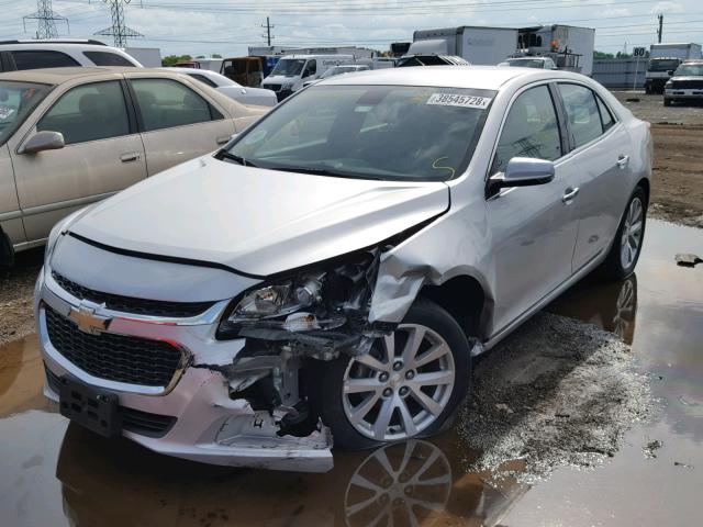 1G11F5SL9FU137214 - 2015 CHEVROLET MALIBU LTZ 银色 照片 2