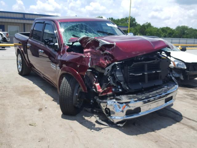 1C6RR7NT5HS638714 - 2017 RAM 1500 LARAM MAROON photo 1