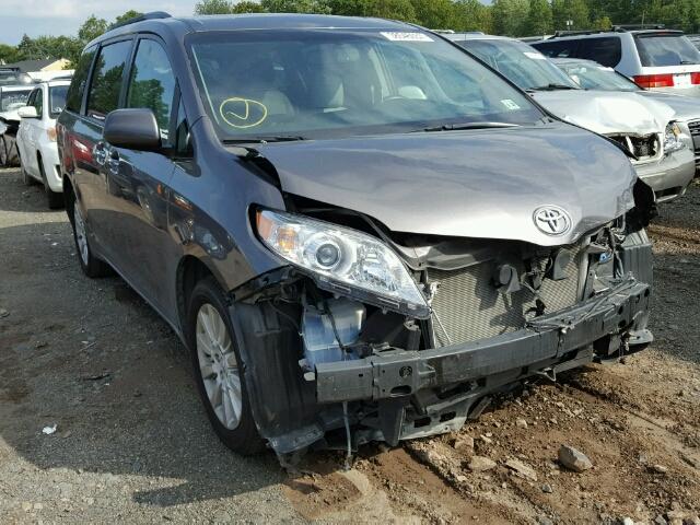 5TDDK3DC4FS099140 - 2015 TOYOTA SIENNA XLE GRAY photo 1