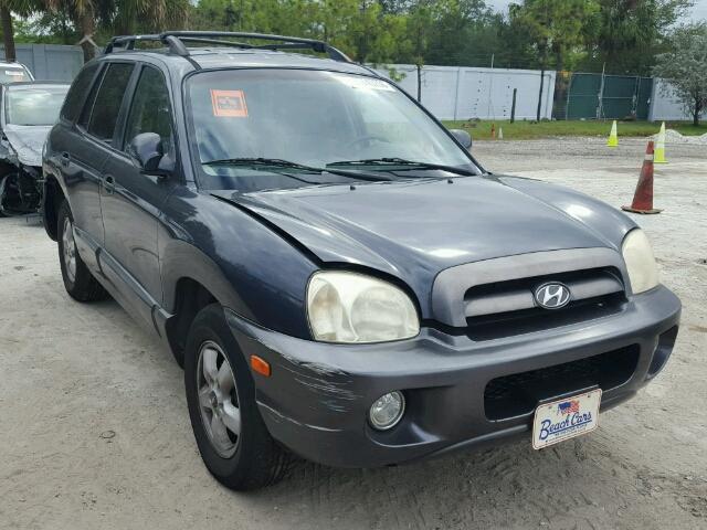 KM8SC13DX6U081851 - 2006 HYUNDAI SANTA FE G BLUE photo 1