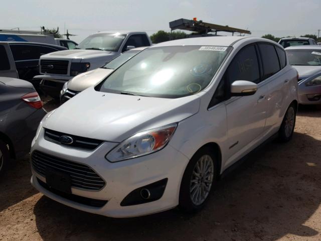 1FADP5BU0DL547810 - 2013 FORD C-MAX SEL WHITE photo 2