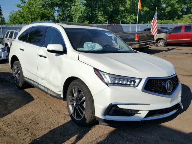 5FRYD4H87HB000162 - 2017 ACURA MDX ADVANC WHITE photo 1