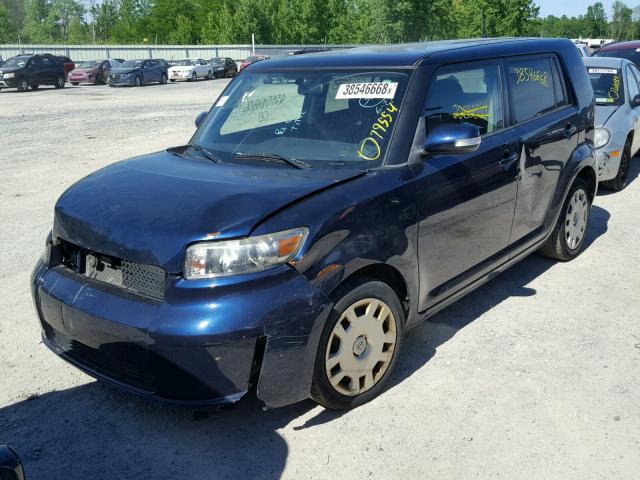 JTLKE50E581041172 - 2008 TOYOTA SCION XB ლურჯი ფოტო 2