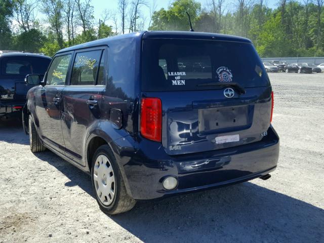JTLKE50E581041172 - 2008 TOYOTA SCION XB ლურჯი ფოტო 3