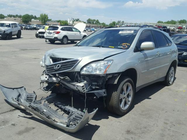 JTJHW31U672012587 - 2007 LEXUS RX 400H SILVER photo 2