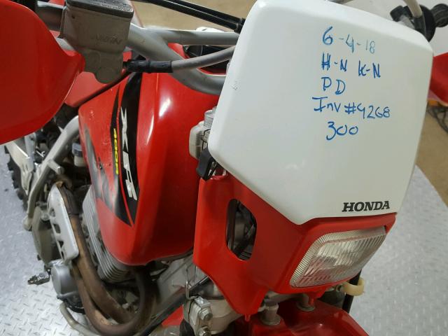 JH2NE03044M900537 - 2004 HONDA XR400 R RED photo 14