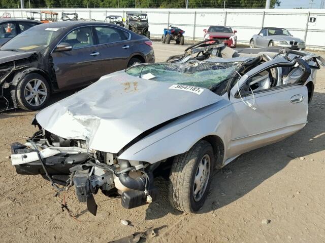 1G3NL52F43C304219 - 2003 OLDSMOBILE ALERO GL SILVER photo 2