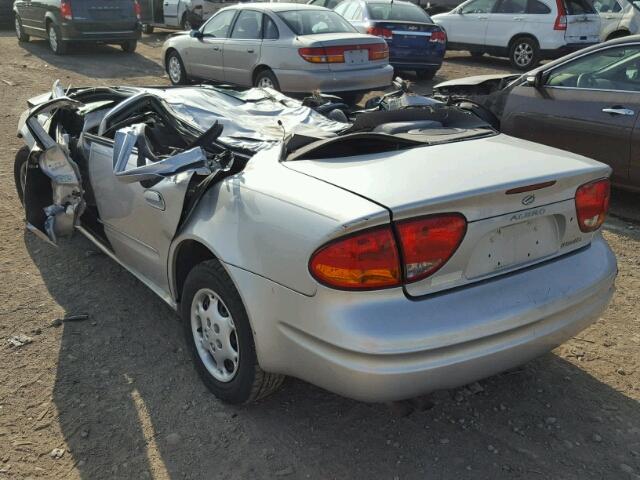 1G3NL52F43C304219 - 2003 OLDSMOBILE ALERO GL SILVER photo 3