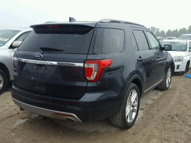 1FM5K7D86HGA59285 - 2017 FORD EXPLORER X CHARCOAL photo 4