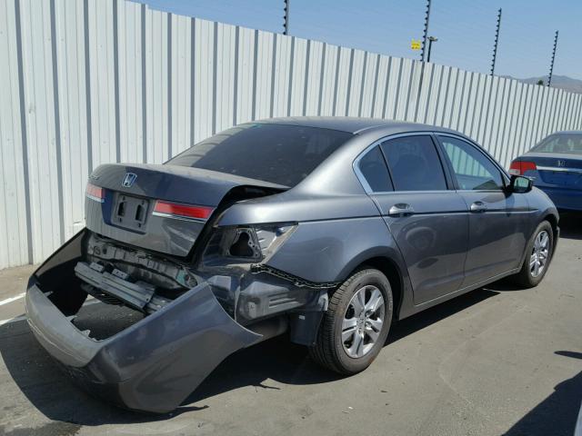 1HGCP2F44BA131493 - 2011 HONDA ACCORD LXP GRAY photo 4