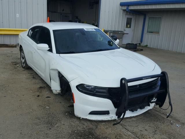 2C3CDXAT2GH160622 - 2016 DODGE CHARGER PO WHITE photo 1