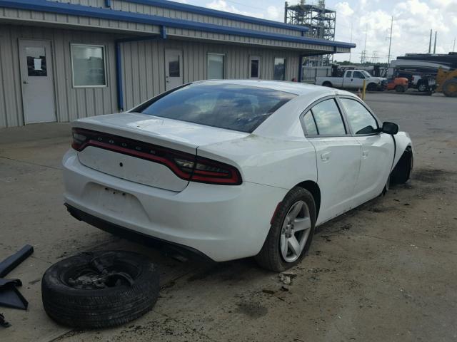 2C3CDXAT2GH160622 - 2016 DODGE CHARGER PO WHITE photo 4
