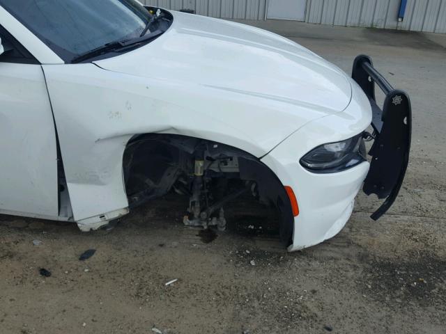 2C3CDXAT2GH160622 - 2016 DODGE CHARGER PO WHITE photo 9
