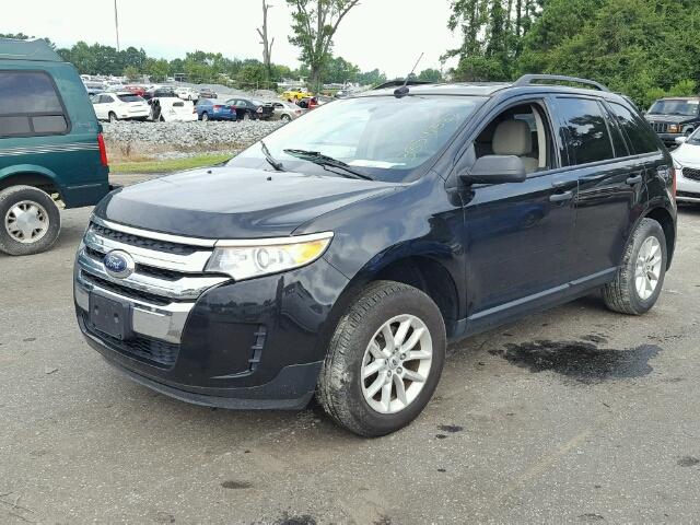 2FMDK3GCXDBC92379 - 2013 FORD EDGE SE BLACK photo 2